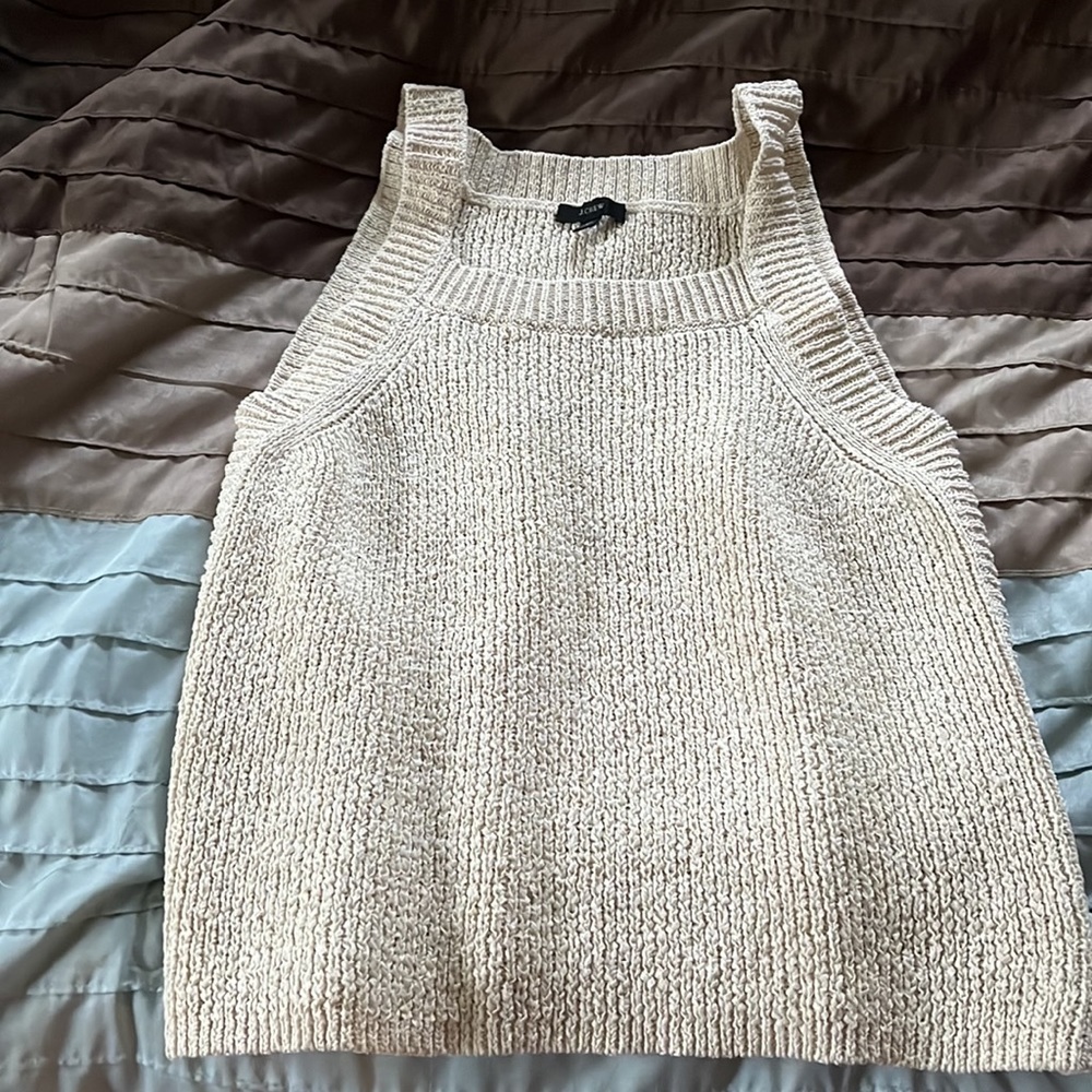 LIKE NEW J. Crew Sweater Tank XL AM738
